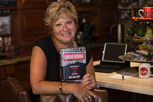 PHOTO COURTESY CRAIG ROBERTSON/POST MEDIA CATHARTIC: Toronto Sun columnist, and Forest Hill resident, Sue-Ann Levy, has written a tell-all book about city hall politics, being bullied as a child, and the origins of her feisty persona, in her biography, Underdog.