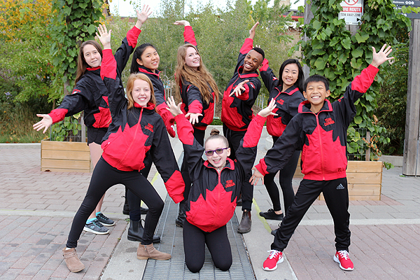 BRIAN BAKER/TOWN CRIER JAZZ HANDS: Members of Leaside's Turning Pointe Dance Studio are heading to Wetzlar, Germany for an international competition. They include, in the back row, McKenna Jordan-Humes, Kaitlin Cheung, Sarah Verreault, Zach Williams, MacKenzie Lau, and in the front, Darah Volman, Megan Dunn and Jayden Lau.